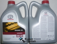 масло моторное тойота 5w-40 5l синтетика оригинальные масла и жидкости